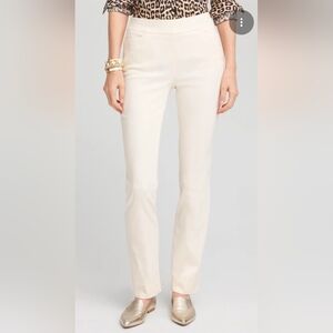 Chico's Brigitte Slim Pull-On Pants, Size 2 (12)